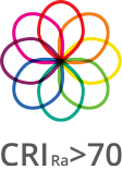 Índice de reproducción cromática (C.R.I.) de la tira LED: Ra>70