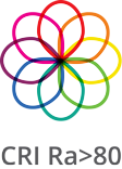 Indice di resa cromatica (C.R.I.) della striscia LED: Ra>80