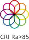 Índice de reproducción cromática (C.R.I.) de la tira LED: CRI Ra>85