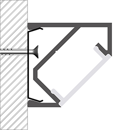 Instalación perfil para tiras de led