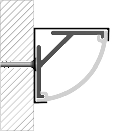 Instalación perfil para tiras de led
