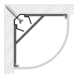 Instalación perfil para tiras de led