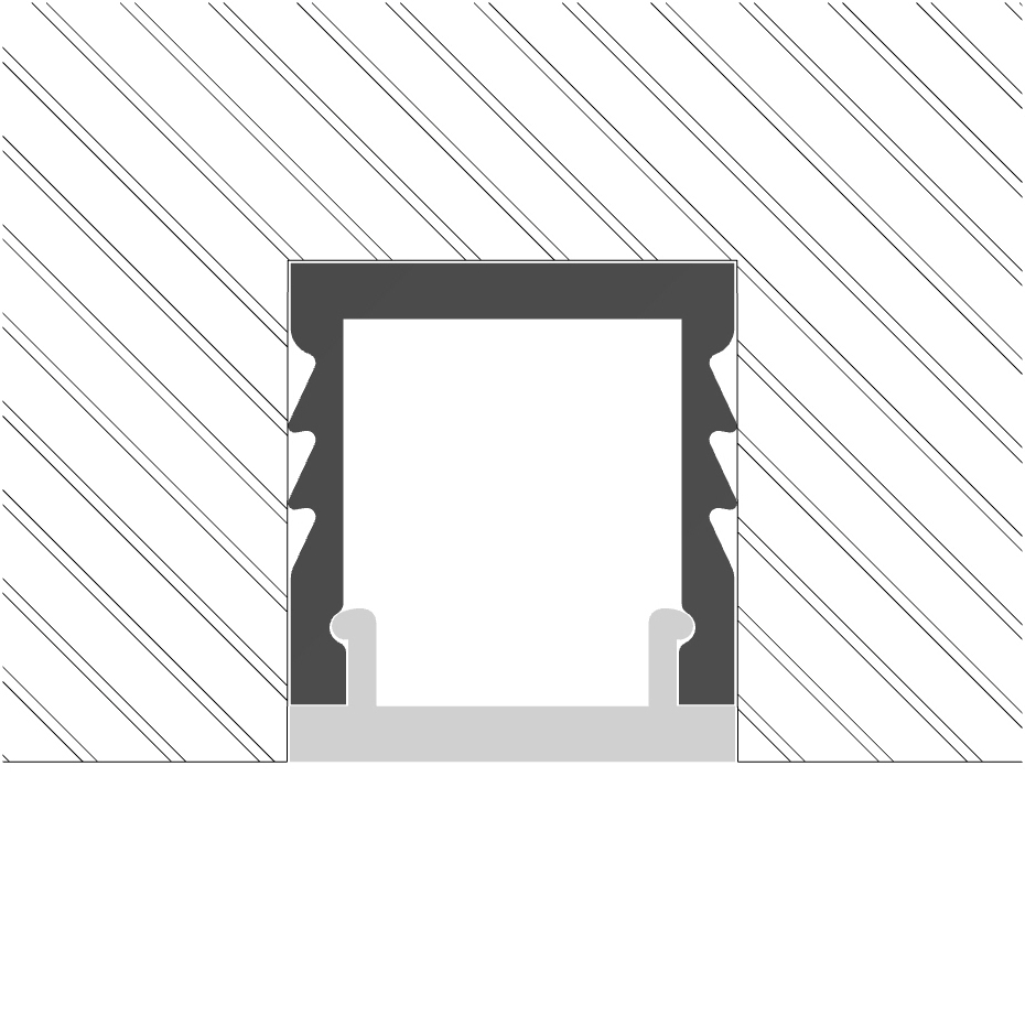Instalación perfil para tiras de led Instalación perfil para tiras de led