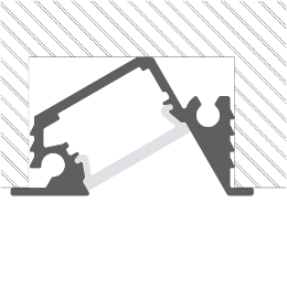Instalación perfil para tiras de led