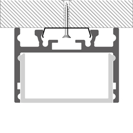 Instalación perfil para tiras de led