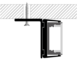 Instalación perfil para tiras de led