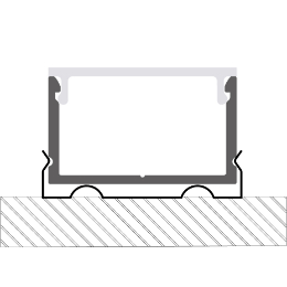 Instalación perfil para tiras de led