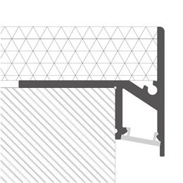 Instalación perfil en aluminio para tiras de led PR-ST01-02-S2 Instalación perfil en aluminio para tiras de led PR-ST01-02-S2