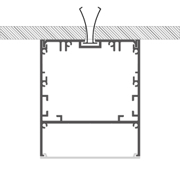 Instalación perfil para tiras de led