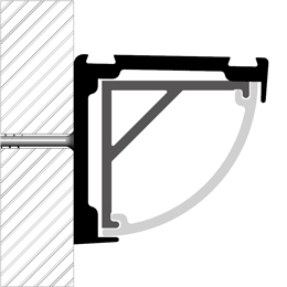 Instalación perfil para tiras de led