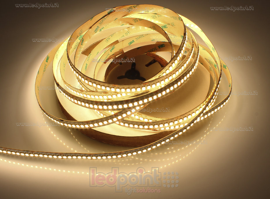 Tira de led 2835 24V IP65 3000K 3step 240led/m