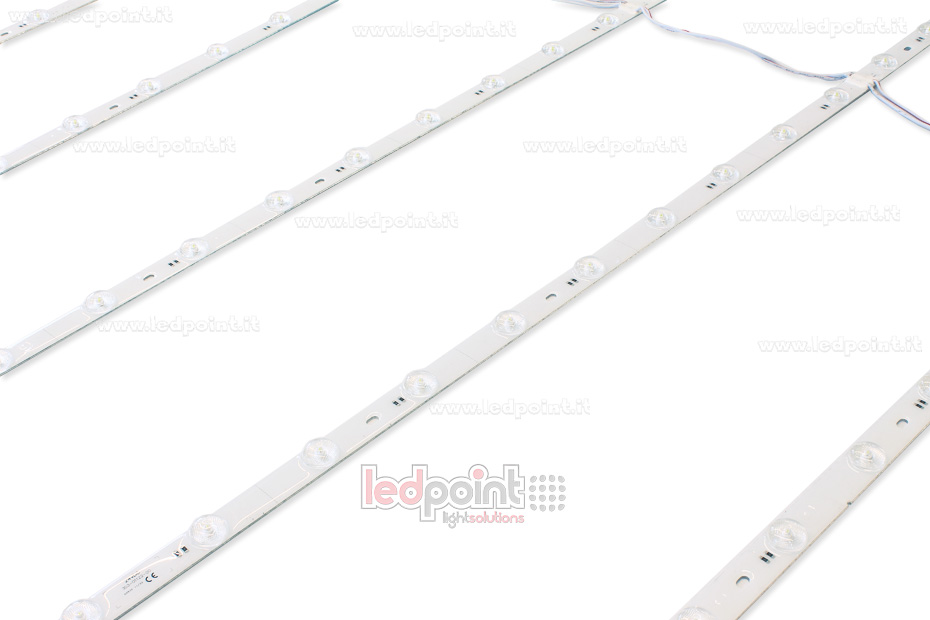 Barra led en aluminio 2835 24V IP64 6000-6500K