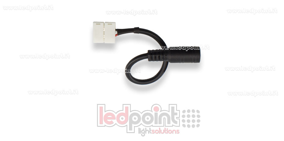 Conector para conexión de tiras 2835 y 5050 (10mm) monocromáticas, 20-22 AWG 6A, con conector 25mm Conector para conexión de tiras 2835 y 5050 (10mm) monocromáticas, 20-22 AWG 6A, con conector 25mm