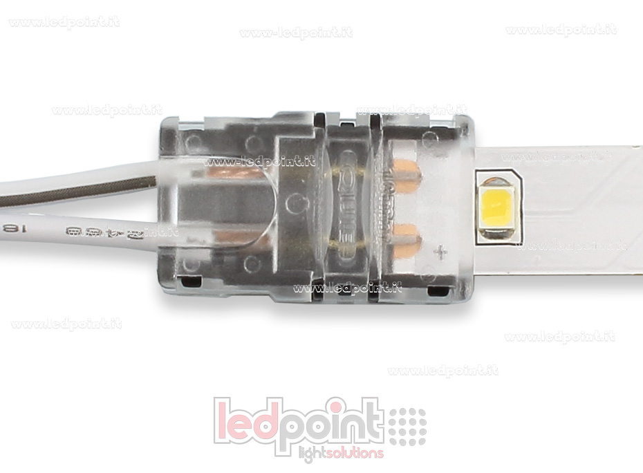 Conector para conexión de tiras 2835 y 5050 monocromáticas (PCB 10mm)
