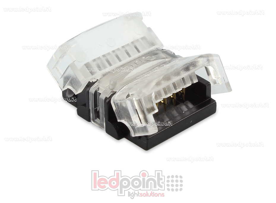 Conector transparente para conexión de tiras (12mm) RGBCCT