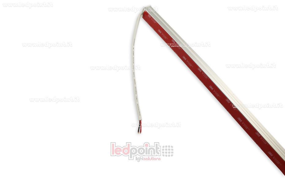 Barra LED restaurada 17x15mm blanco cálido 2400K 3step IP64 24V 865mm c.c.