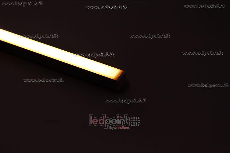 Barra LED restaurada 17x15mm blanco cálido 2400K 3step IP64 24V 865mm c.c.