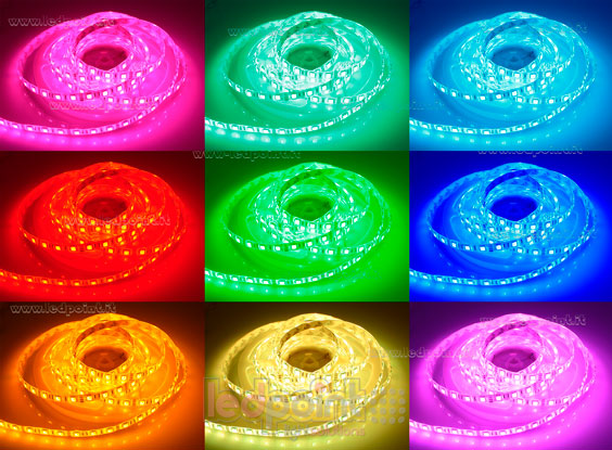 Tira de led 5050 24V IP53 RGB 60led/m D52-RGB-60522 Tira de led 5050 24V IP53 RGB 60led/m D52-RGB-60522