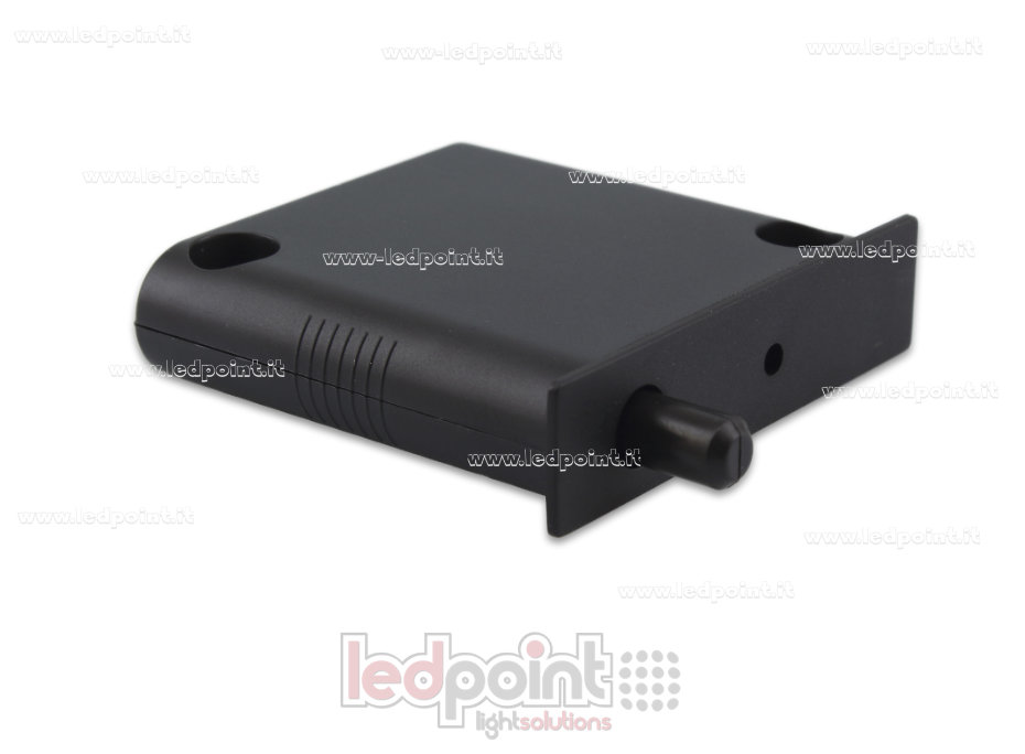 Interruptor de puerta inalámbrico y sin batería, Negro, RF 433Mhz Interruptor de puerta inalámbrico y sin batería, Negro, RF 433Mhz