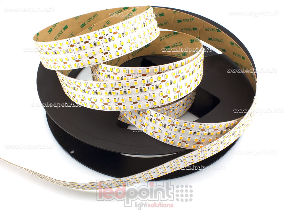 Tira de led 2835 24V IP20 3000K 3step 576led/m