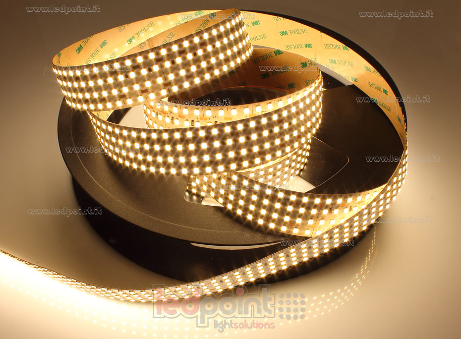 Tira de led 2835 24V IP20 3000K 3step 576led/m