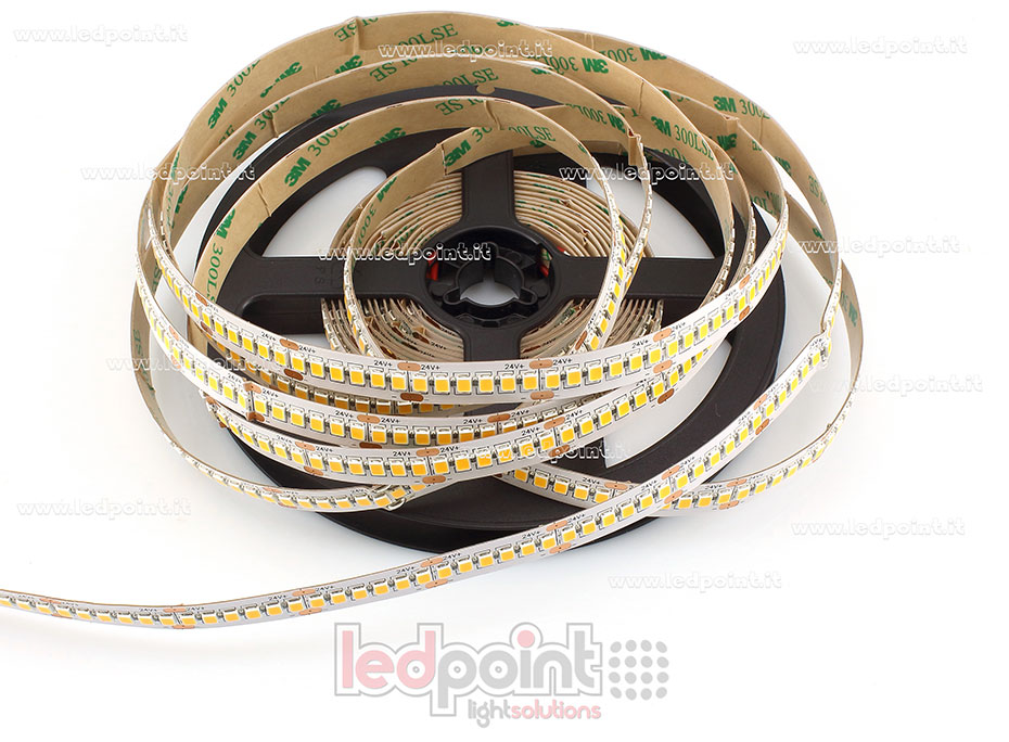 Tira de led 2835 24V IP20 2600-2800K 240led/m
