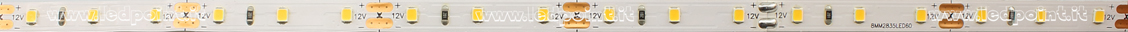 Tira de led 2835 12V IP20 2900-3100K 60led/m