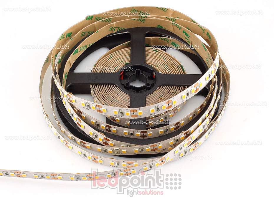Tira de led 2835 12V IP20 2900-3100K 120led/m F52-290-120DF1-W10
