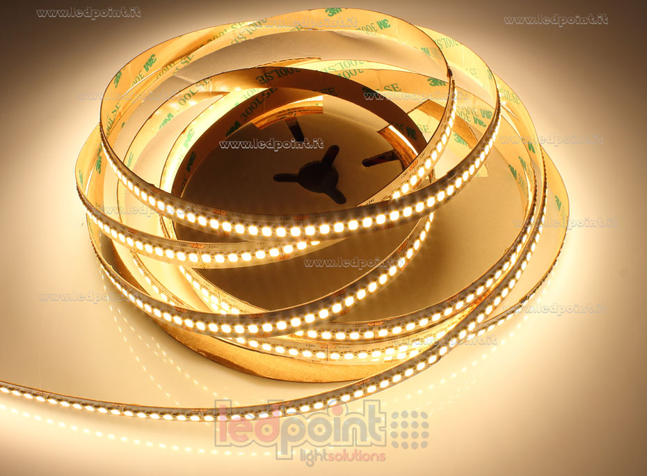 Tira de led 2835 24V IP20 2900-3100K 240led/m