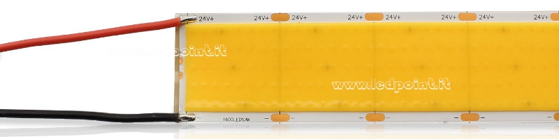 Tira de led COB 24V IP20 3000K 1600led/m Tira de led COB 24V IP20 3000K 1600led/m
