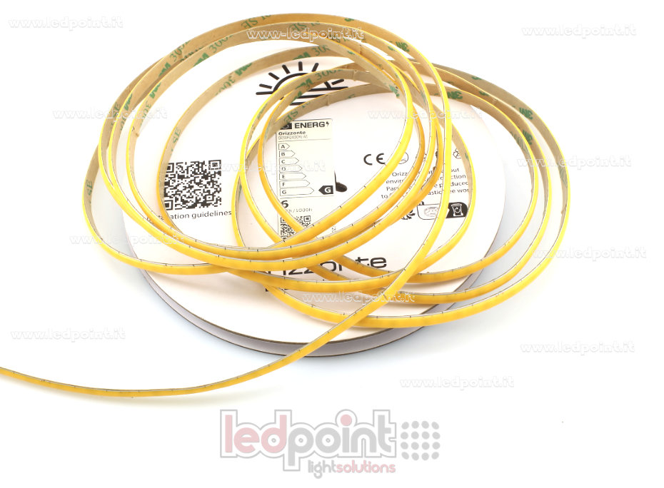 Tira de led COB 12V IP20 3000K 400led/m