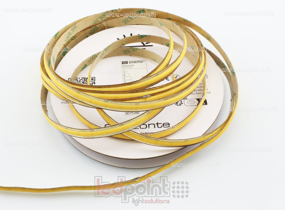 Tira de led COB 24V IP20 3000K 400led/m