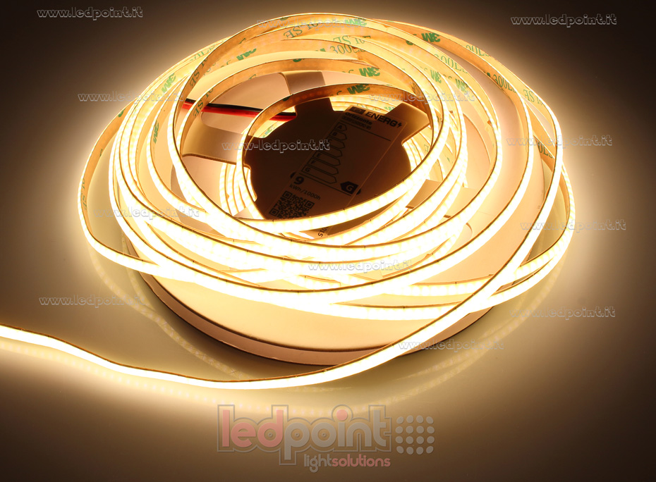 Tira de led COB 24V IP20 3000K 400led/m