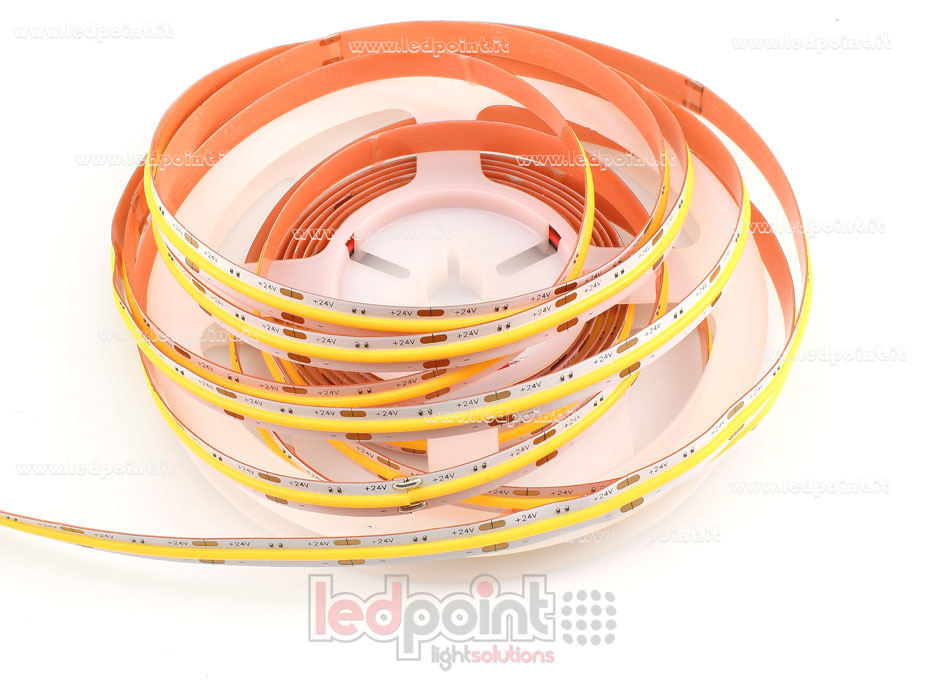 Tira de led COB 24V IP20 3000K 512led/m F52-300-512O12/16