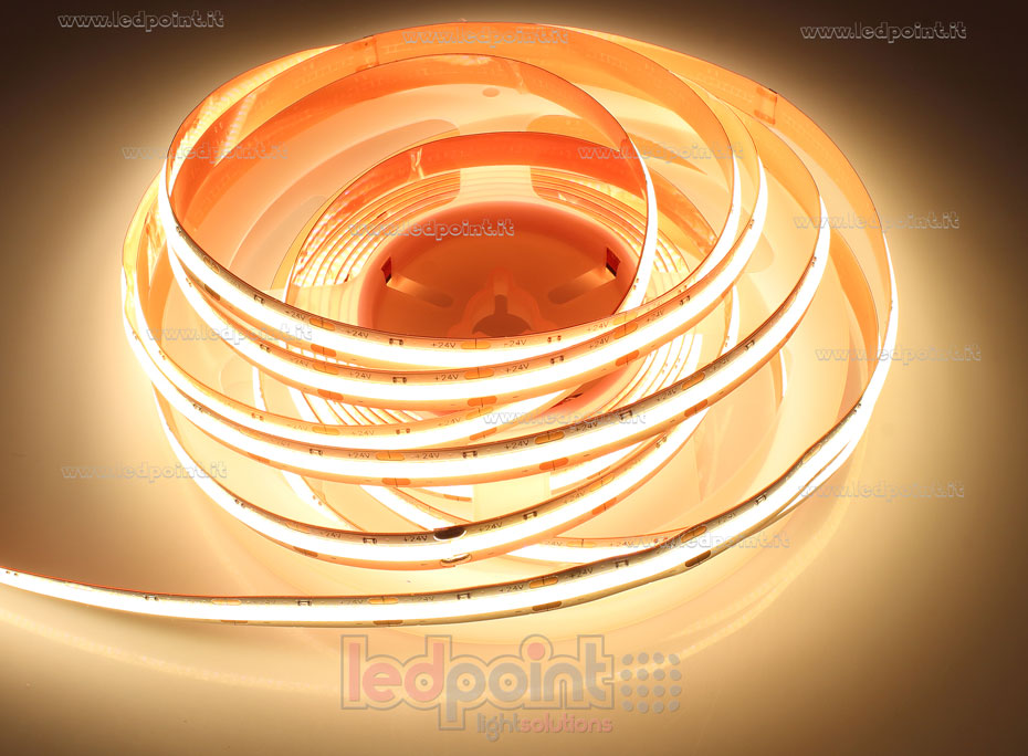 Tira de led COB 24V IP20 3000K 512led/m F52-300-512O12/16