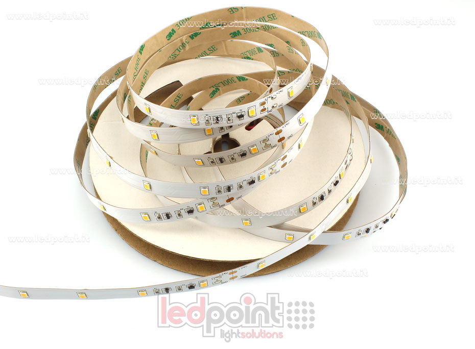 Tira de led 2835 24V IP20 3000K 3step 36led/m