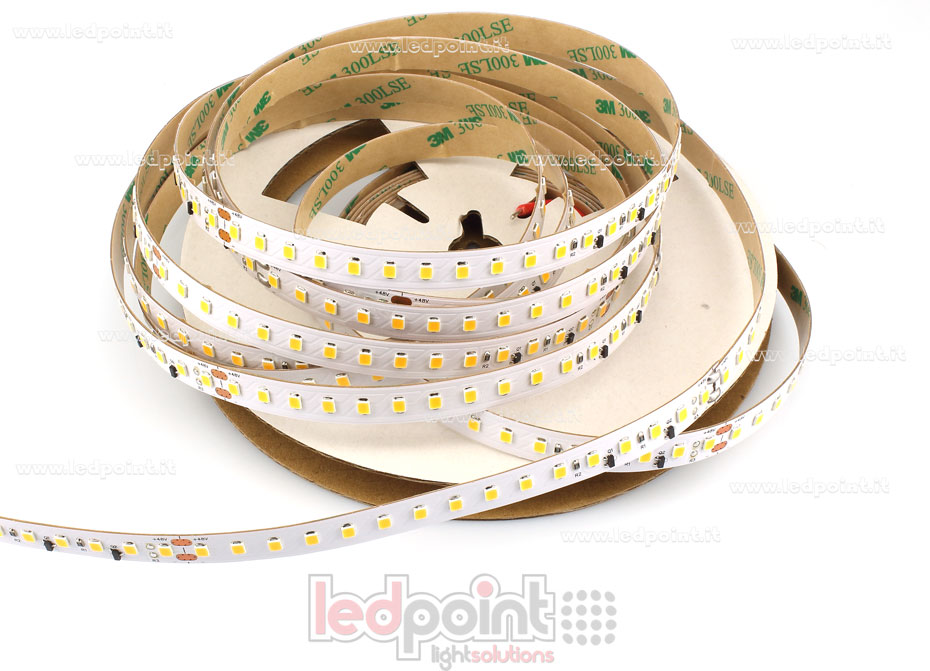 Tira de led 2835 48V IP20 3000K 3step 128led/m