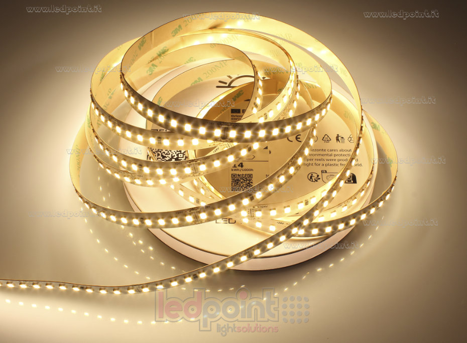 Tira de led 2835 24V IP20 3000K 3step 160led/m