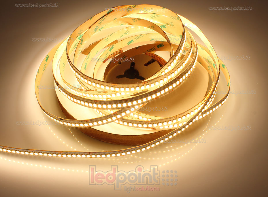 Tira de led 2835 24V IP65 3000K 3step 240led/m