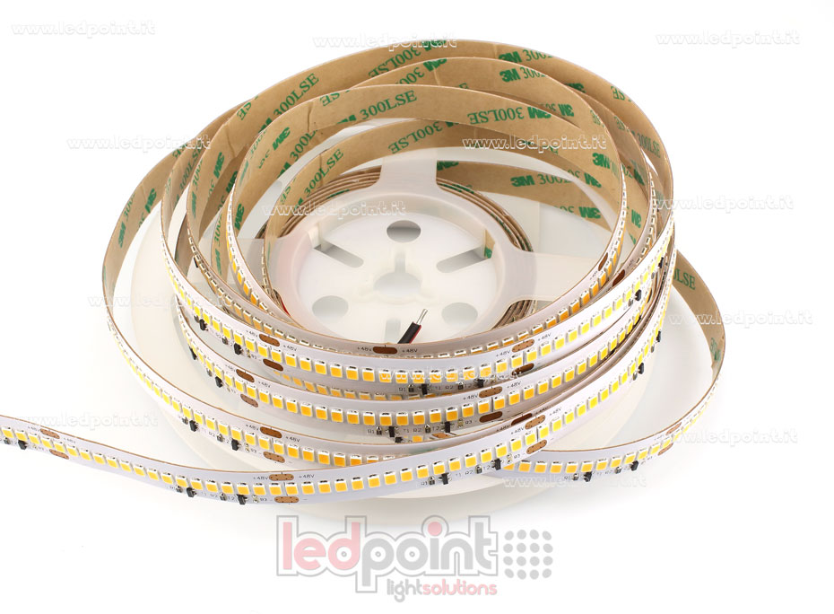 Tira de led 2835 48V IP20 3000K 3step 256led/m