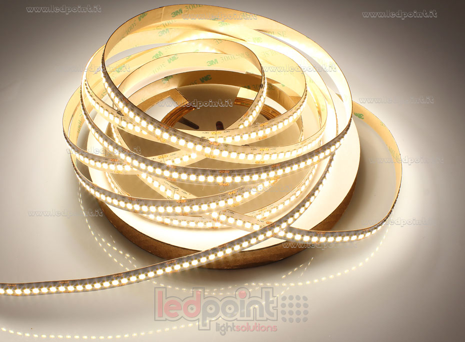 Tira de led 2835 24V IP20 3300-3600K 240led/m