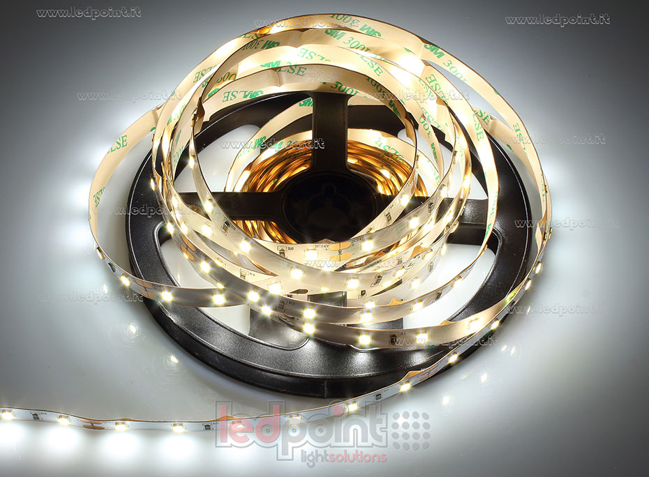 Tira de led 2835 24V IP20 3900-4200K 60led/m