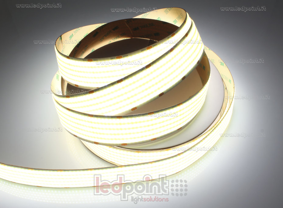 Tira de led COB 24V IP20 4000K 1600led/m