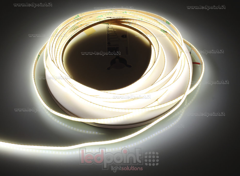 Tira de led COB 12V IP20 4000K 384led/m
