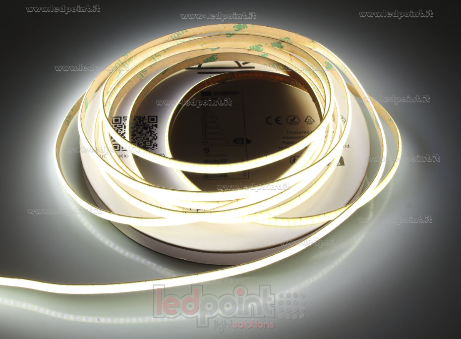 Tira de led COB 12V IP20 4000K 400led/m