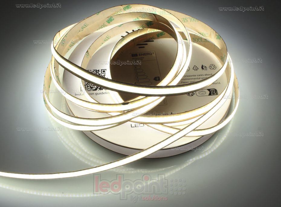 Tira de led COB 24V IP20 4000K 400led/m