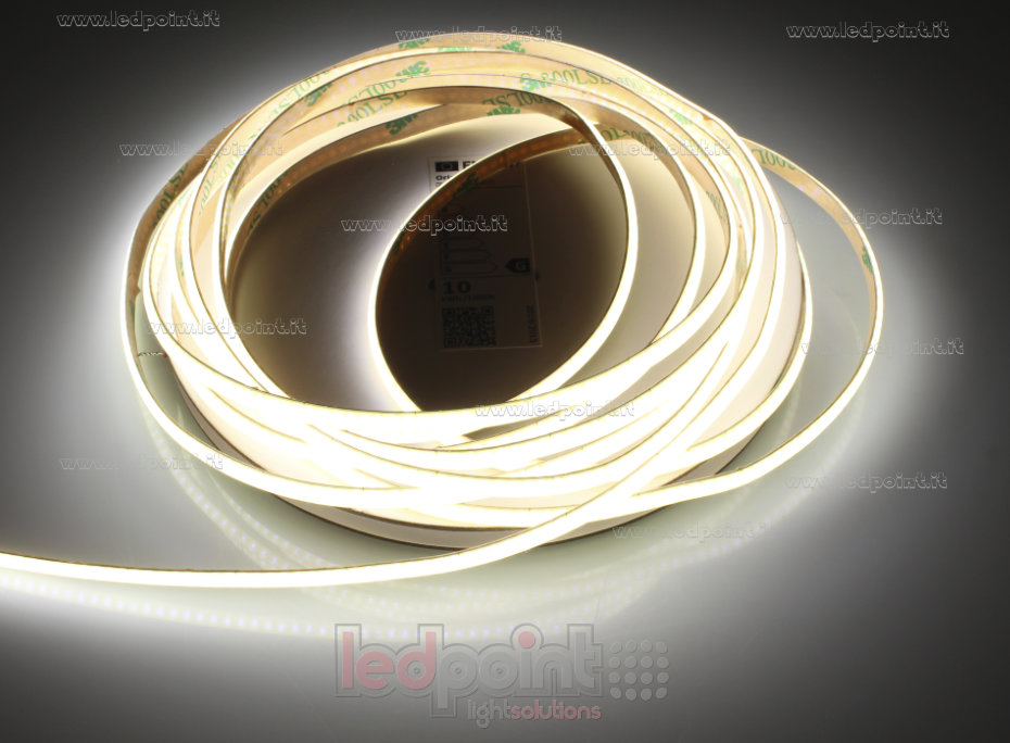 Tira de led COB 12V IP20 4000K 400led/m