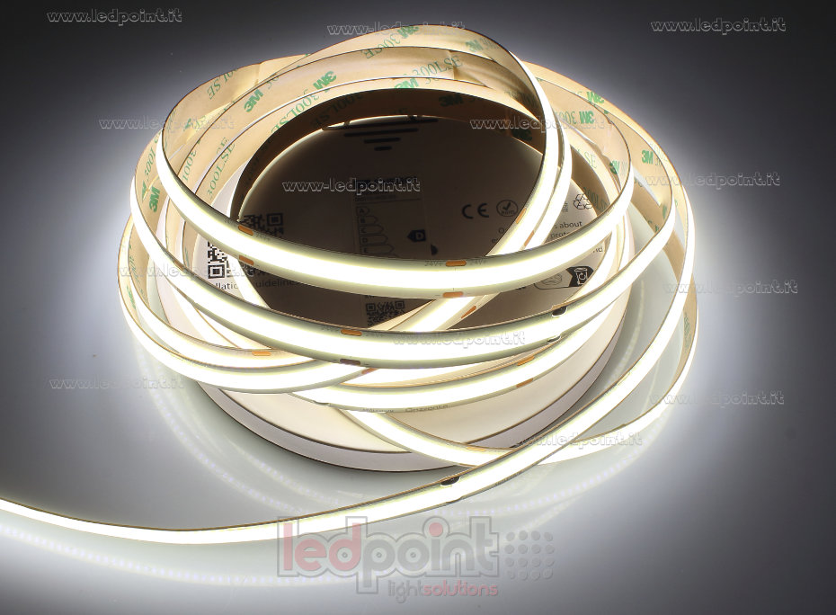 Tira de led COB 24V IP20 4000K 480led/m