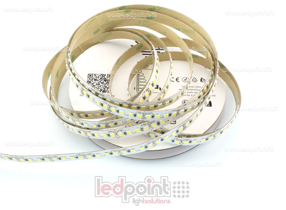 Tira de led 2835 24V IP20 4000K 3step 160led/m