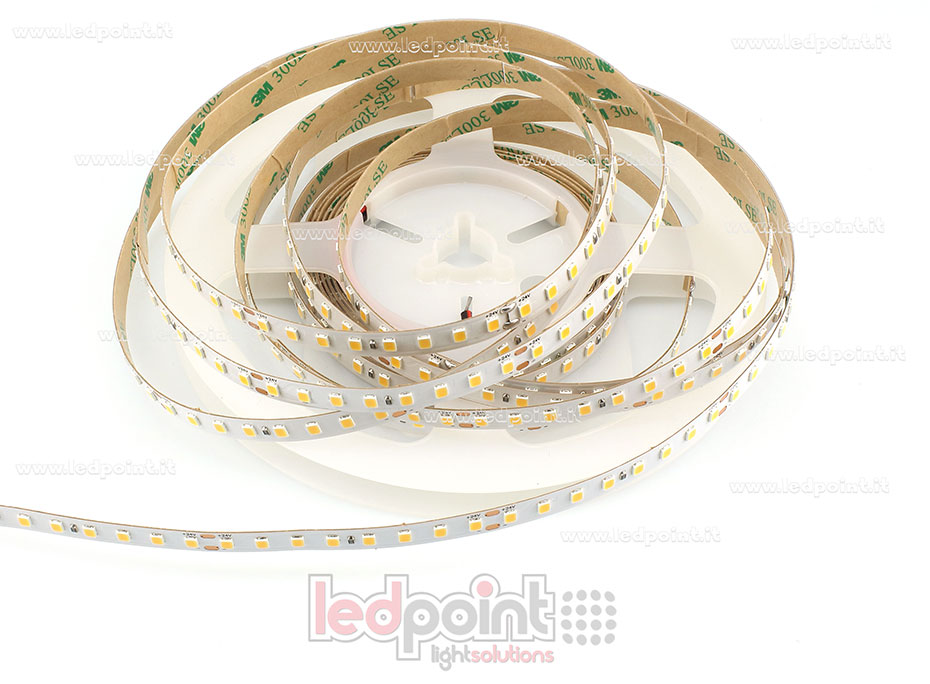 Tira de led 2835 24V IP20 4000K 3step 128led/m